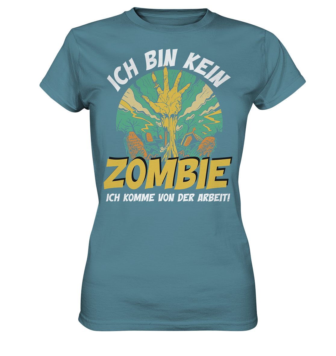 Ich bin kein Zombie - Vintage Halloween - Ladies Premium Shirt