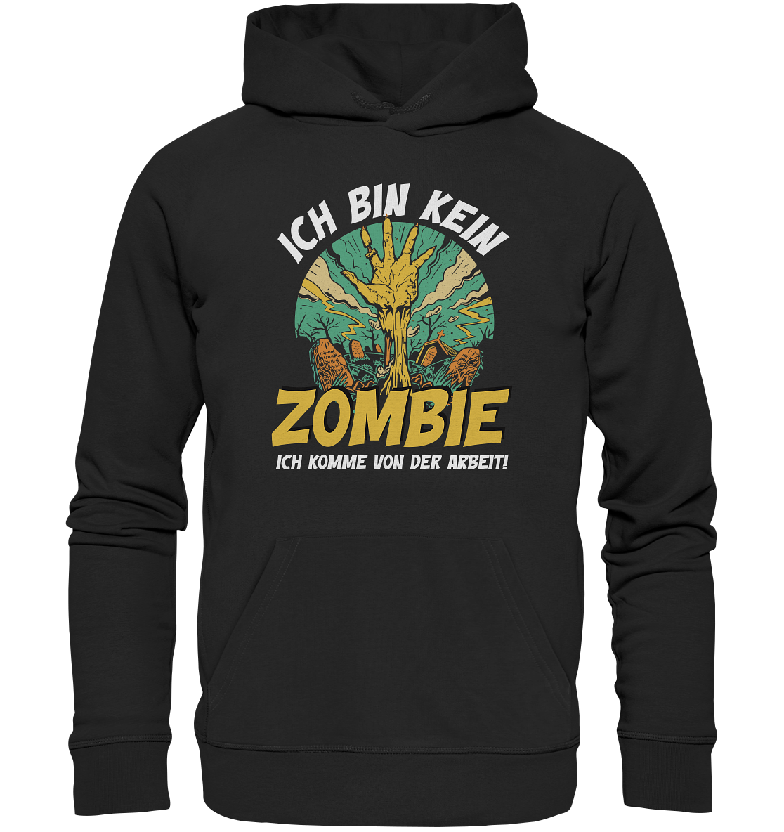 Ich bin kein Zombie - Vintage Halloween - Premium Unisex Hoodie