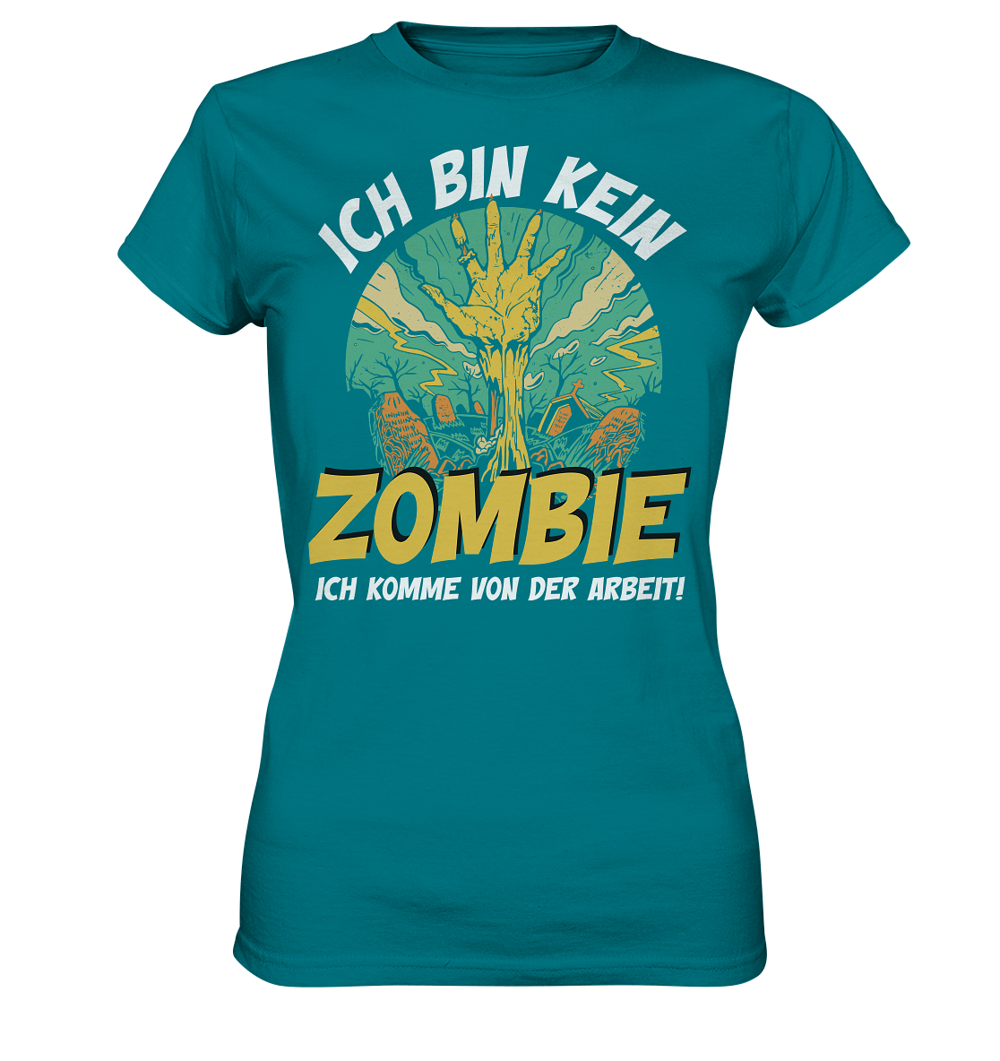 Ich bin kein Zombie - Vintage Halloween - Ladies Premium Shirt