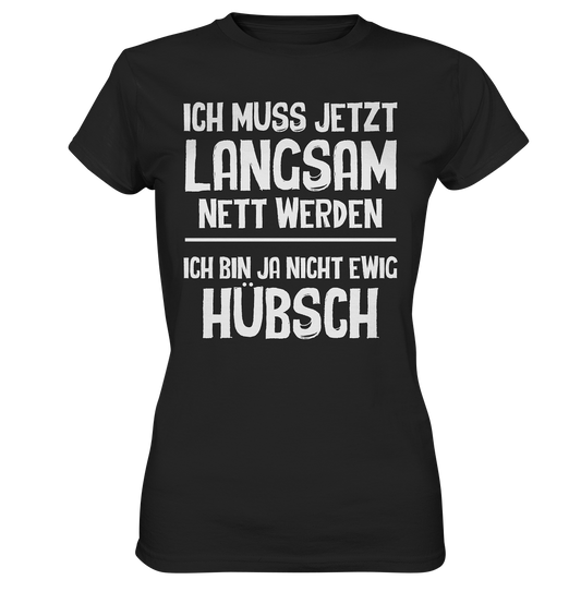 Nett werden - Ladies Premium Shirt
