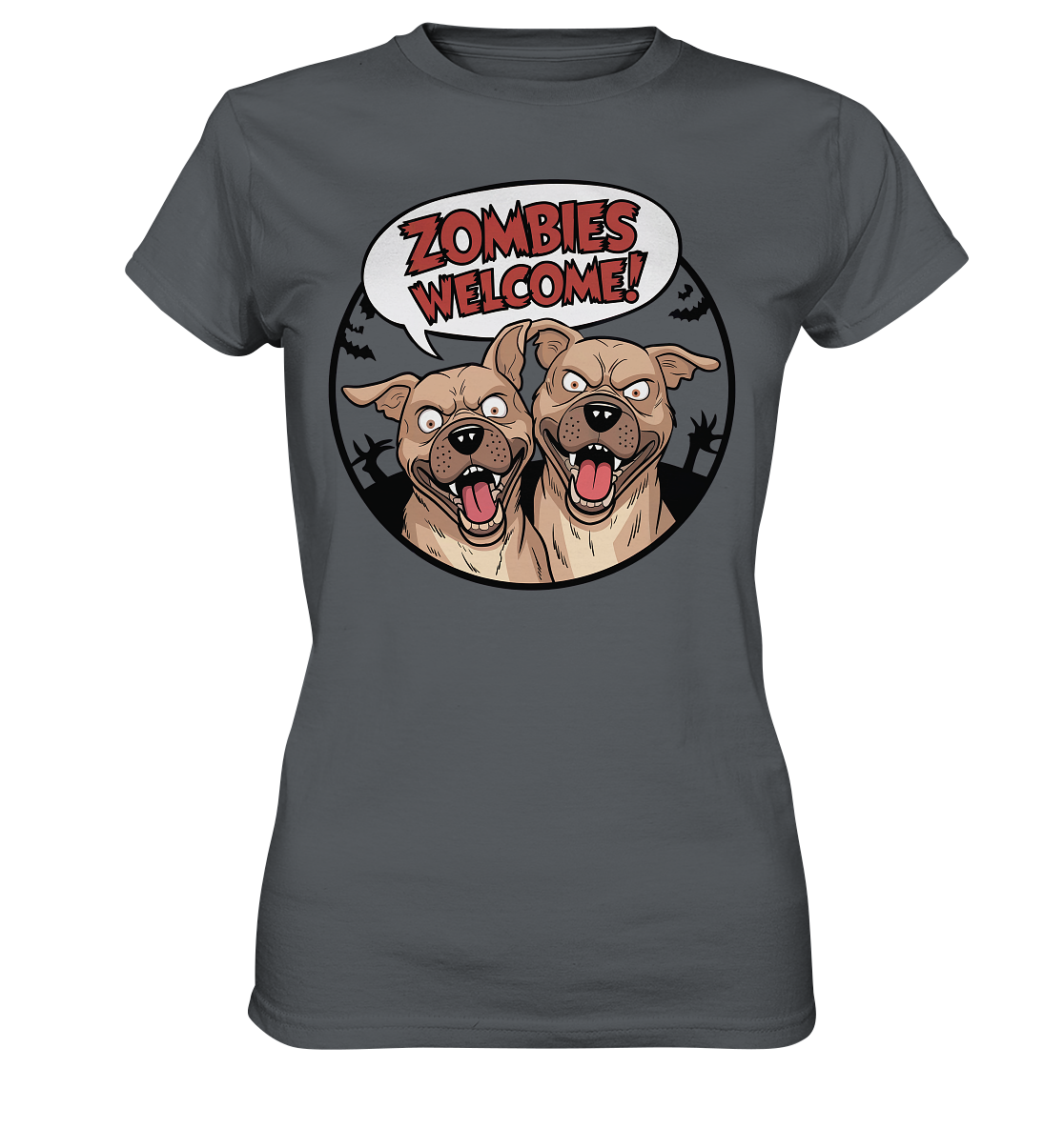 Zombies welcome! - Ladies Premium Shirt