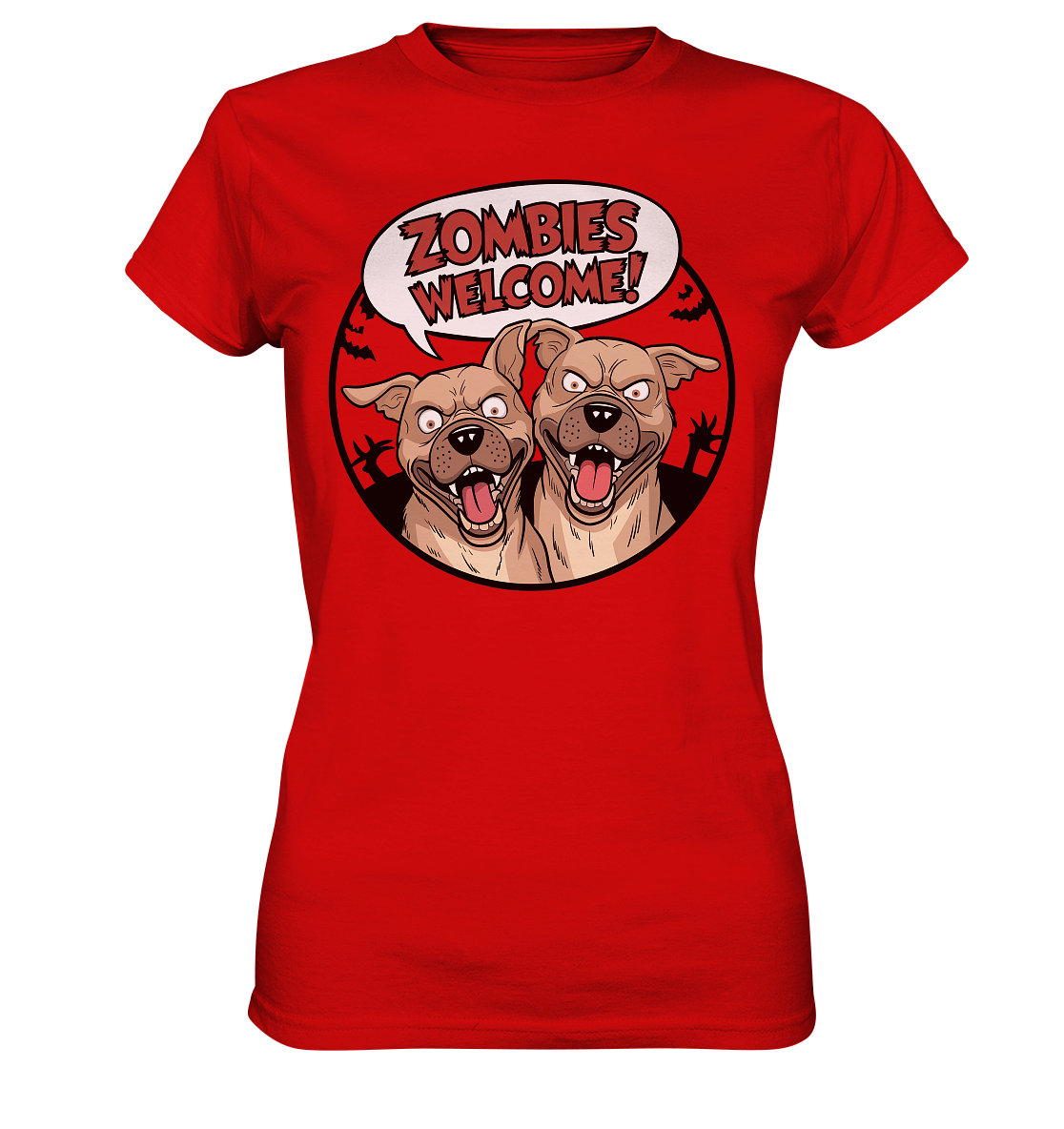 Zombies welcome! - Ladies Premium Shirt