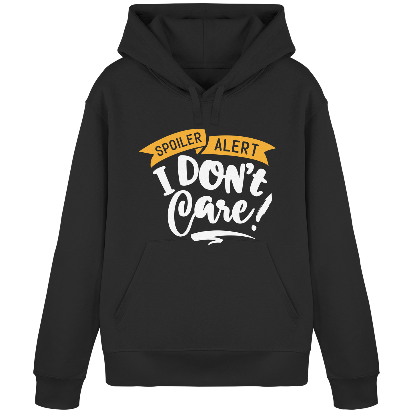 I Don't Care - Organic Basic Hoodie