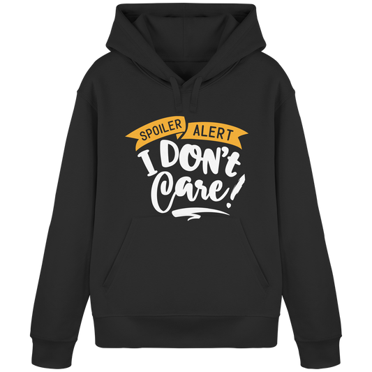 I Don't Care - Organic Basic Hoodie