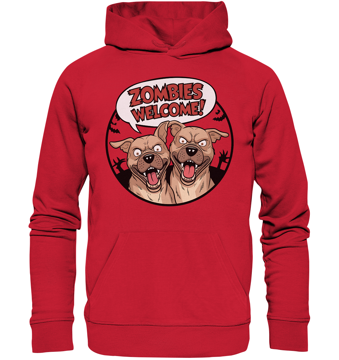 Zombies welcome! - Organic Basic Hoodie