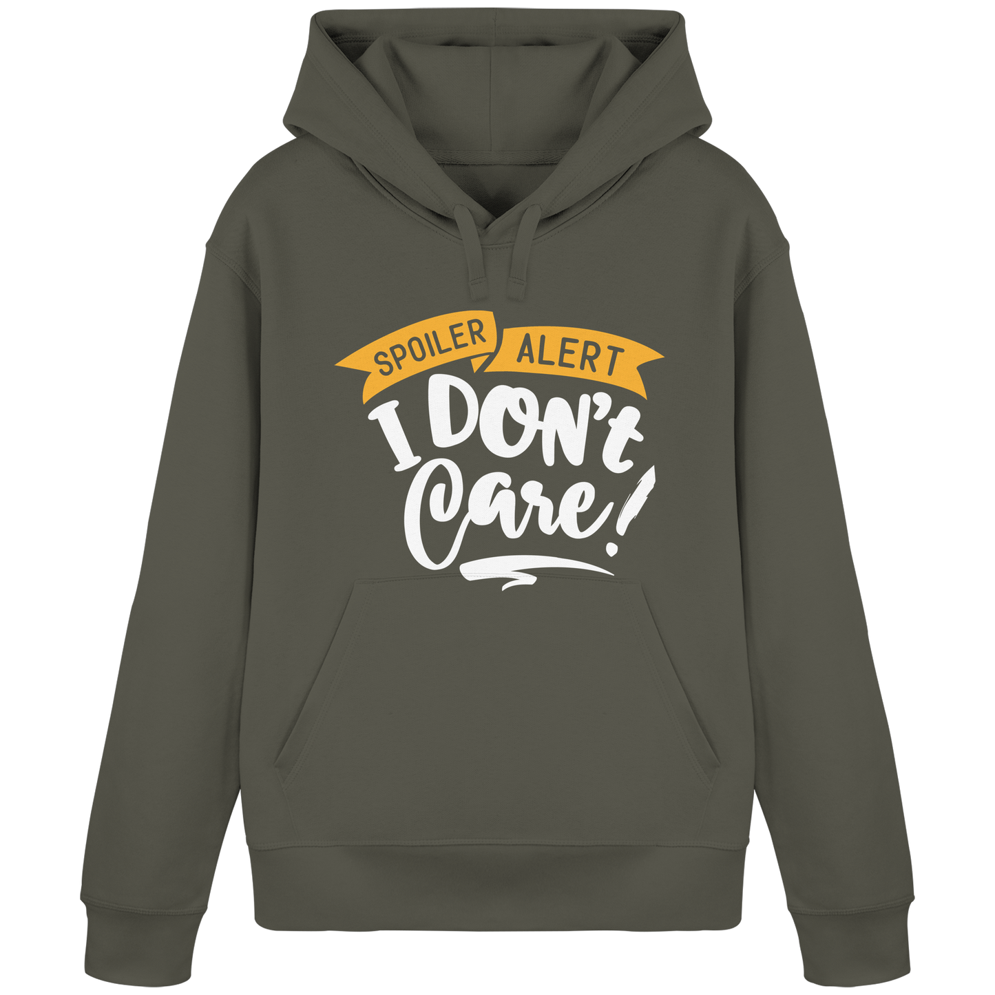 I Don't Care - Organic Basic Hoodie