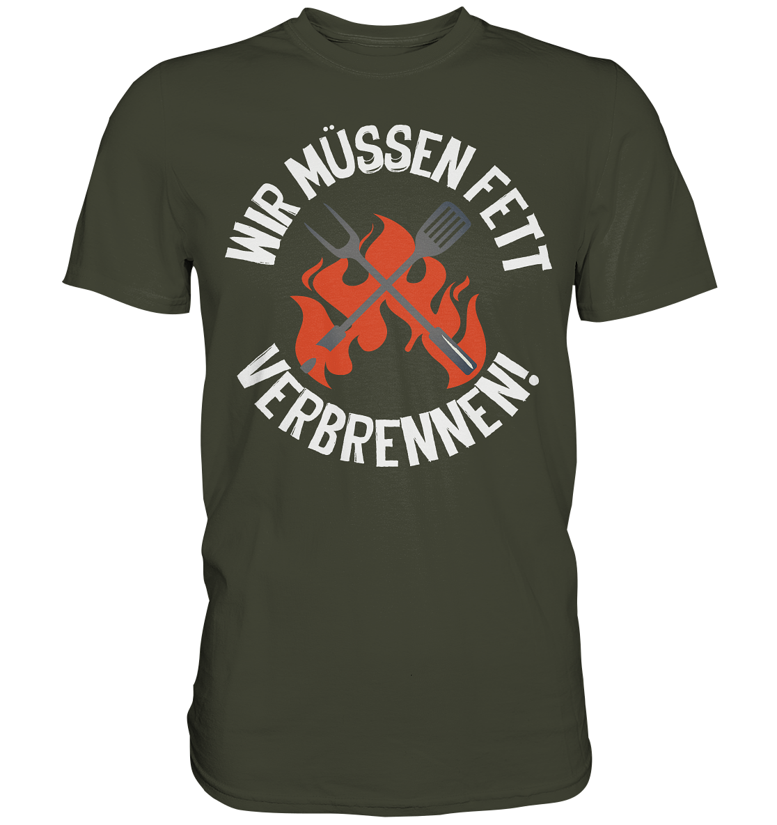 Fett verbrennen - Premium Shirt