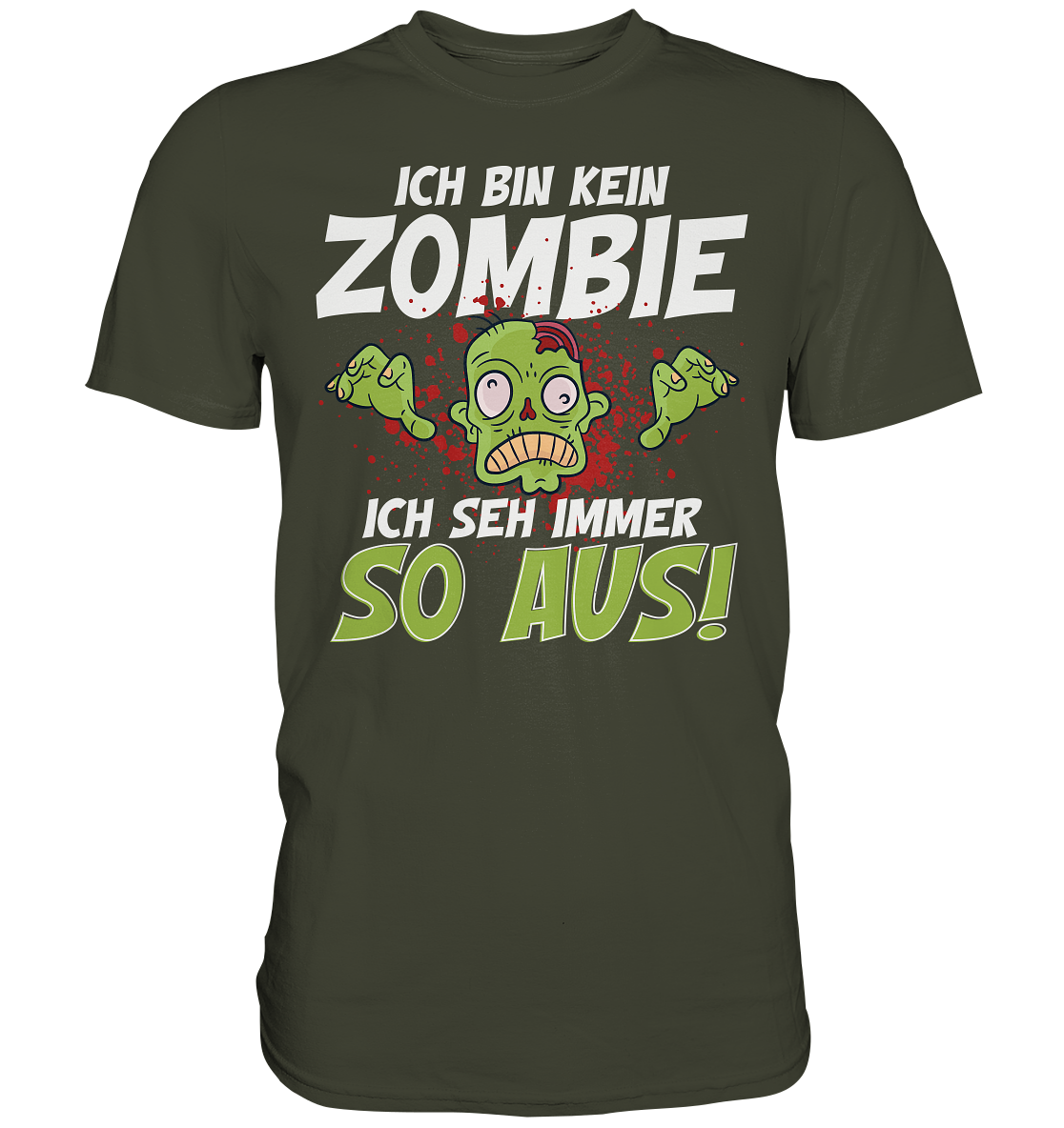 Ich bin kein Zombie - Premium Shirt