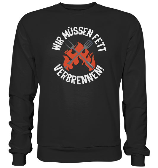 Fett verbrennen - Premium Sweatshirt
