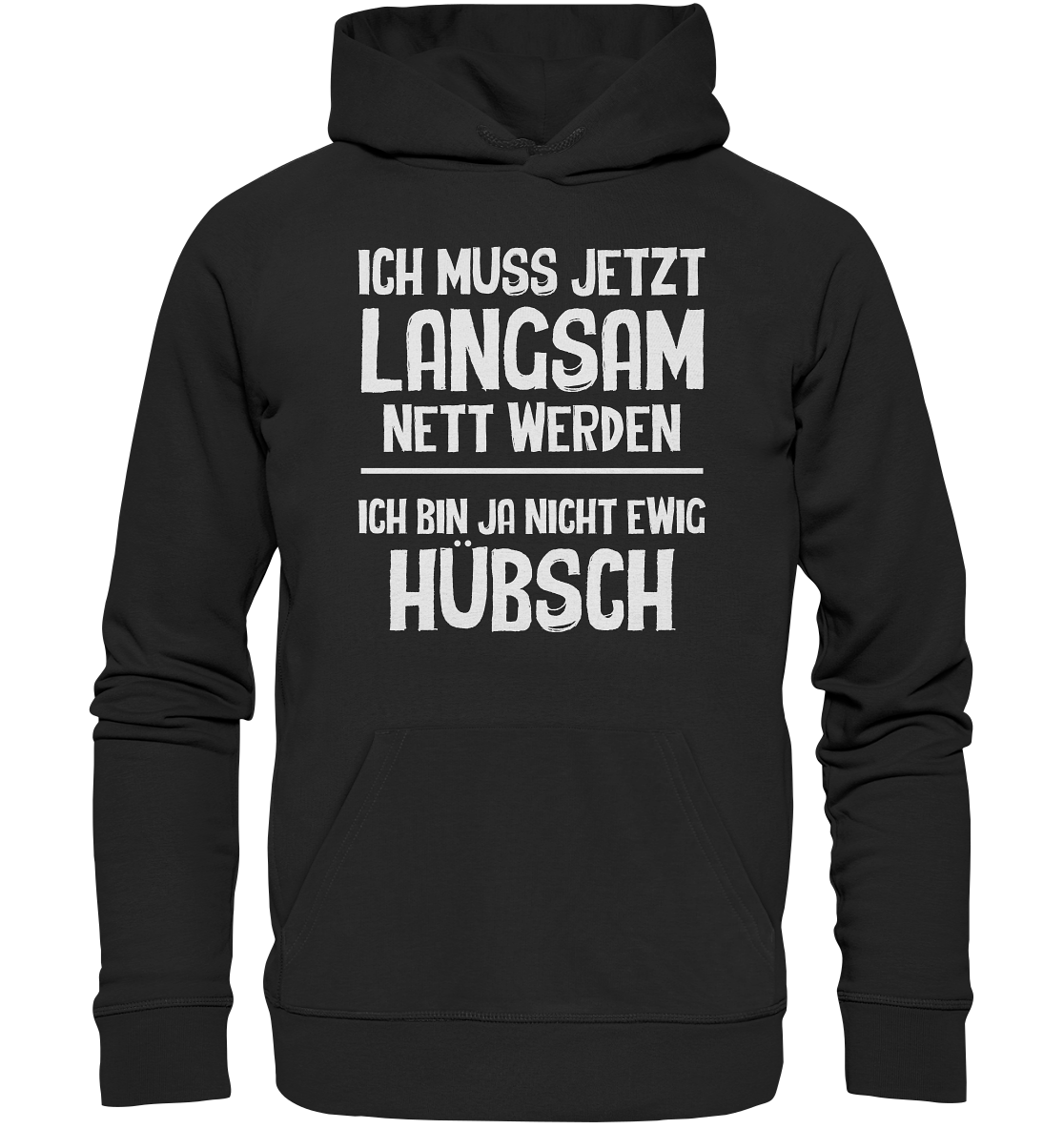 Nett werden - Premium Unisex Hoodie