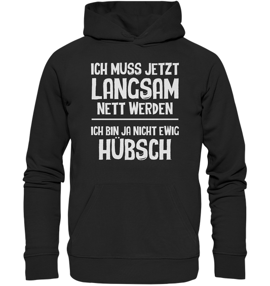 Nett werden - Premium Unisex Hoodie