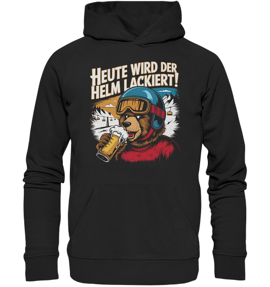 Après-Ski - Heute wird der Helm lackiert - Premium Unisex Hoodie