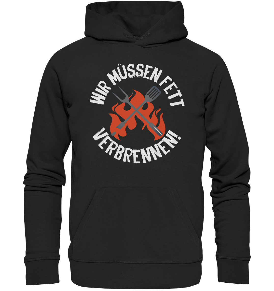 Fett verbrennen - Premium Unisex Hoodie