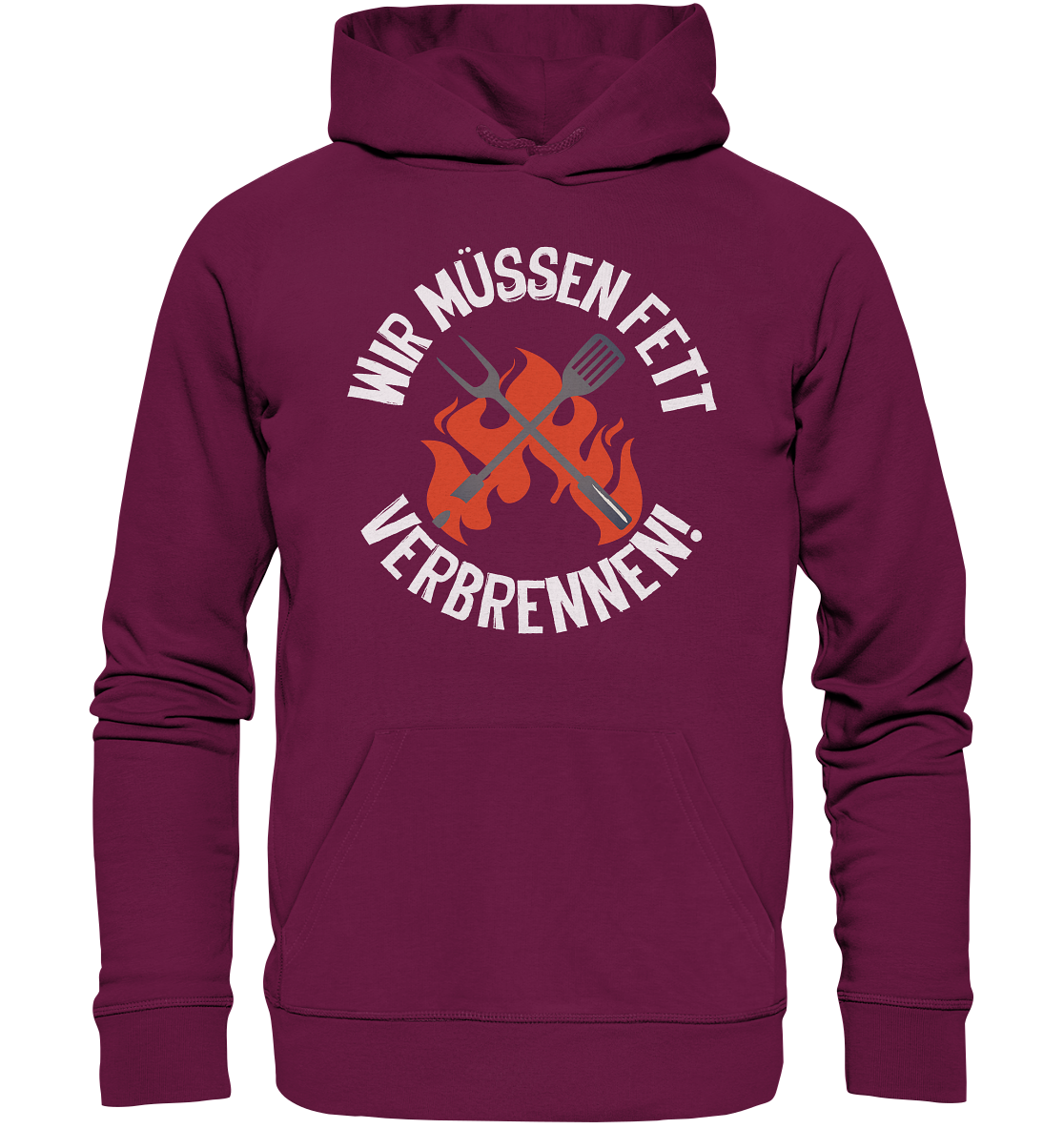 Fett verbrennen - Premium Unisex Hoodie