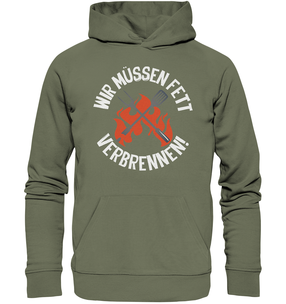 Fett verbrennen - Premium Unisex Hoodie
