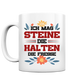 Ich mag Steine - Tasse glossy