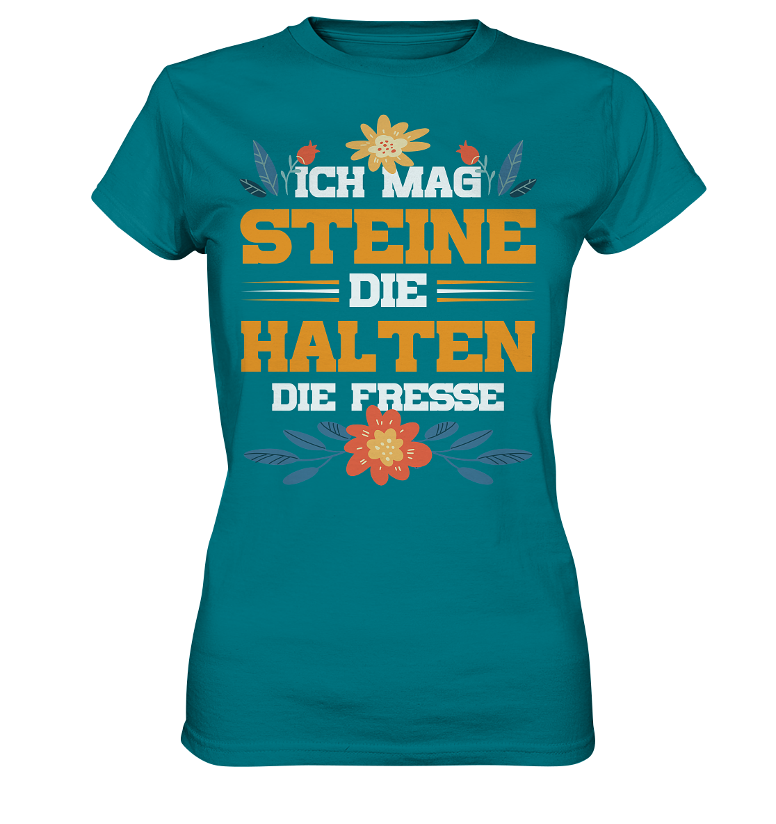 Ich mag Steine - Ladies Premium Shirt