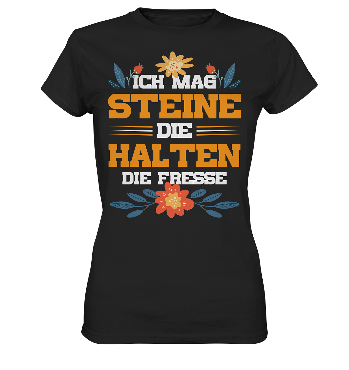 Ich mag Steine - Ladies Premium Shirt