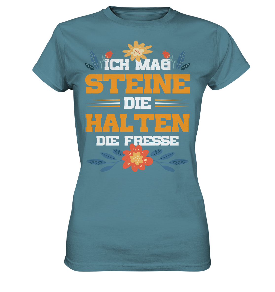 Ich mag Steine - Ladies Premium Shirt