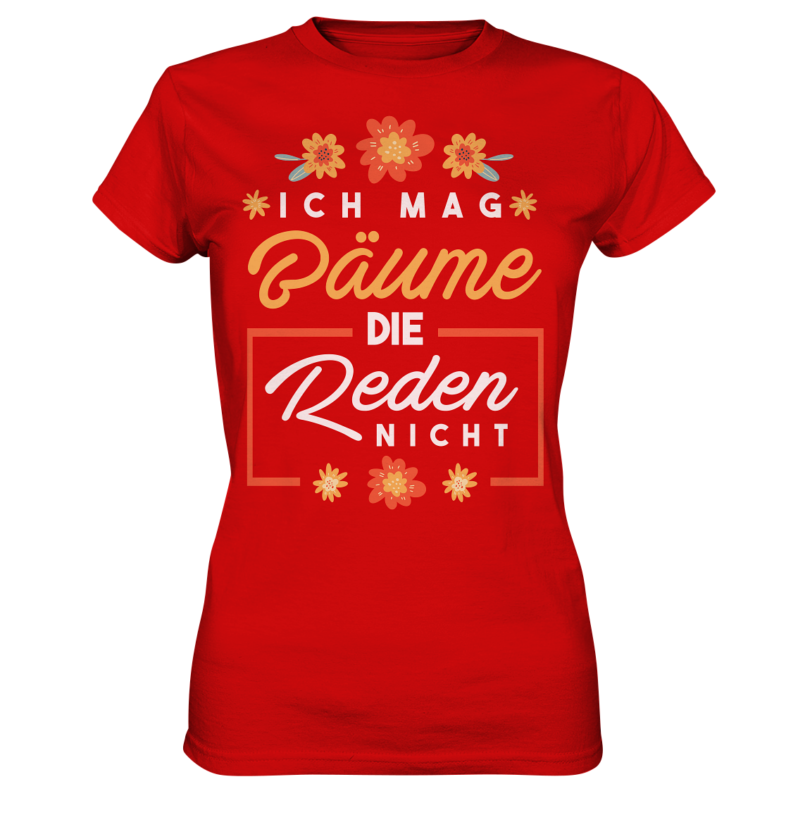 Ich mag Bäume - Ladies Premium Shirt