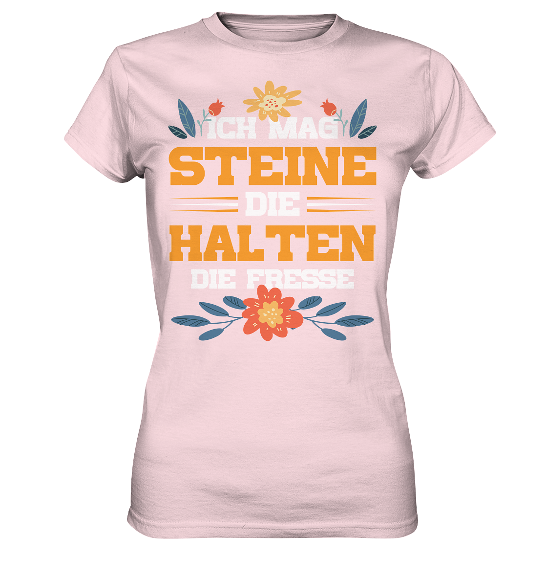 Ich mag Steine - Ladies Premium Shirt
