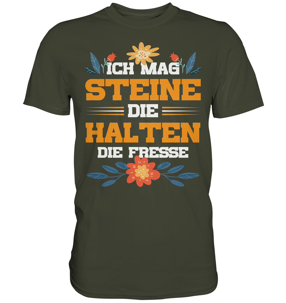 Ich mag Steine - Premium Shirt