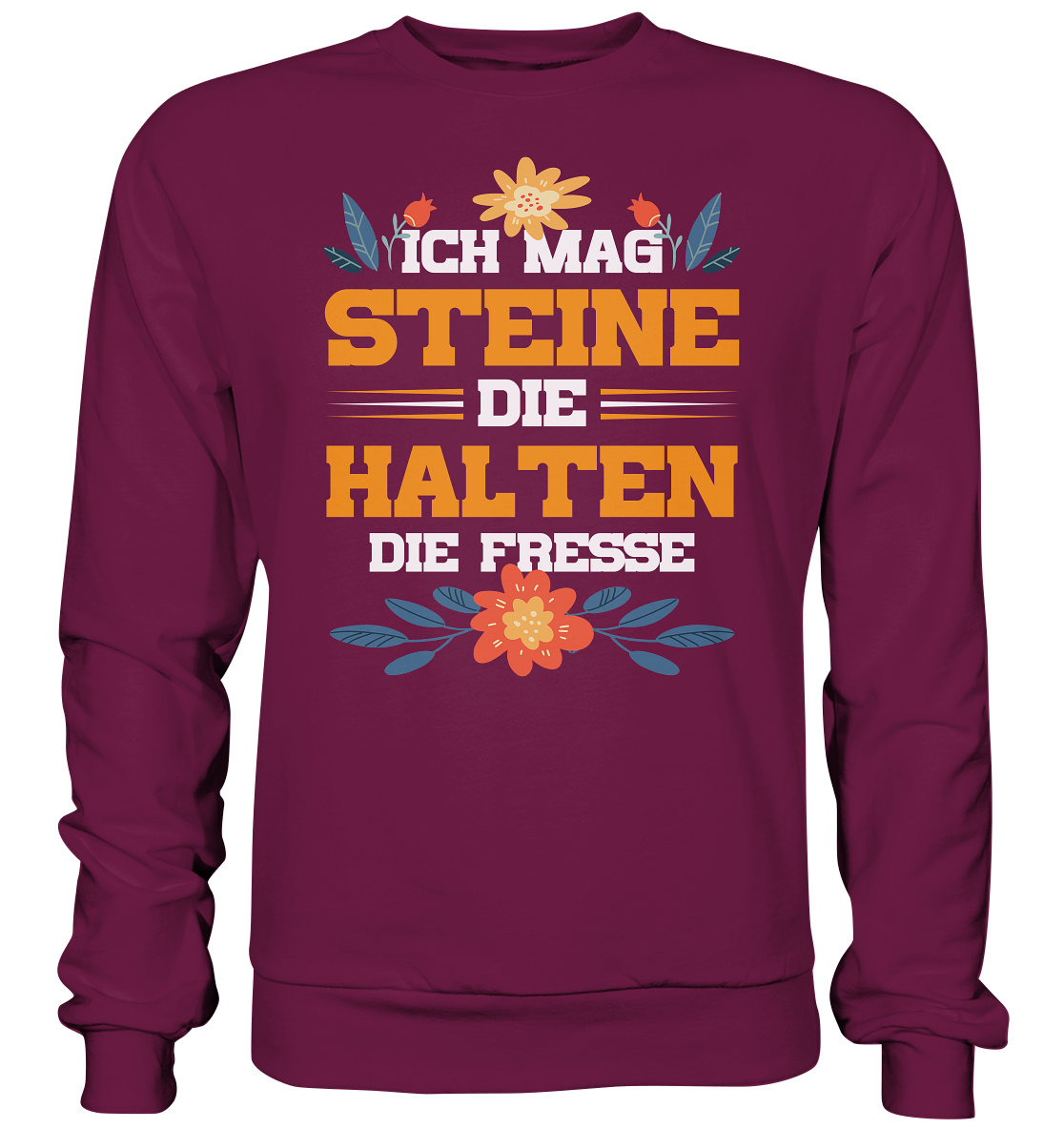 Ich mag Steine - Premium Sweatshirt
