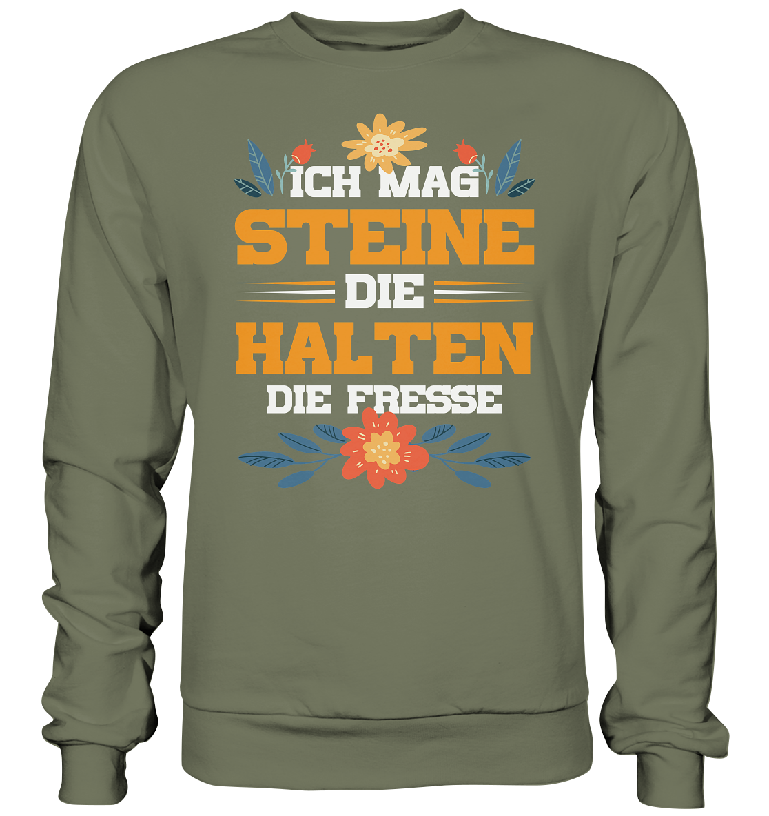 Ich mag Steine - Premium Sweatshirt